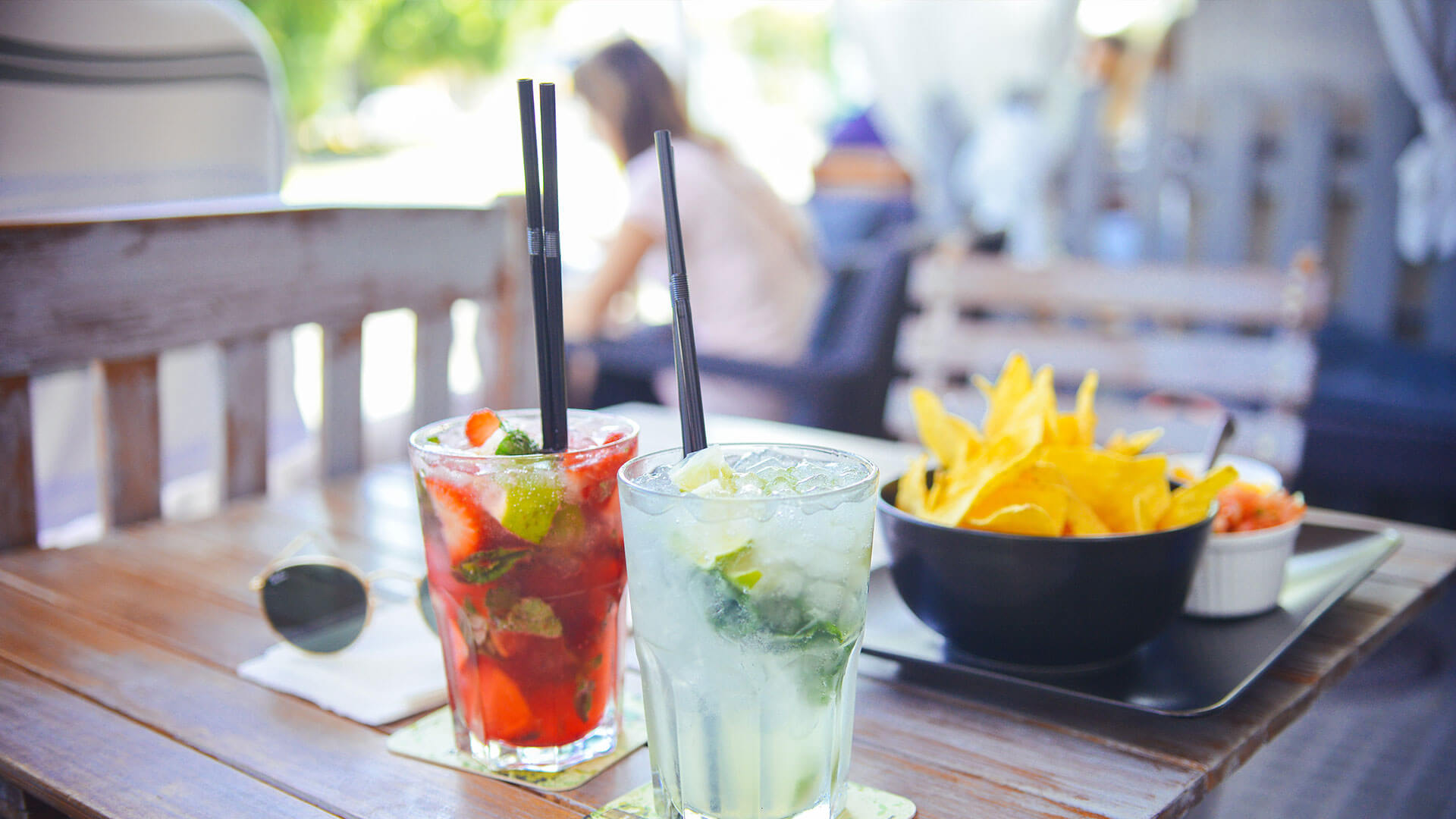 Mint Mojito & Strawberry Slush cocktail 4 free img